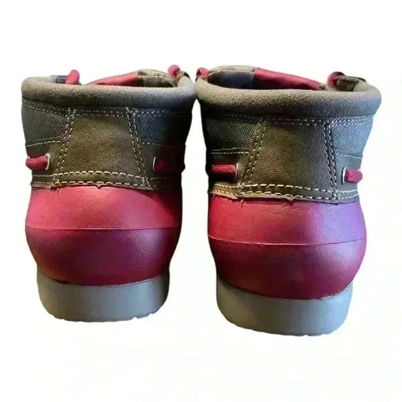 🆕Crocs Men's Beach Line Boat Chukka Boot Size 10 Hazelnut/Brick Red NWT - Picture 6 of 10